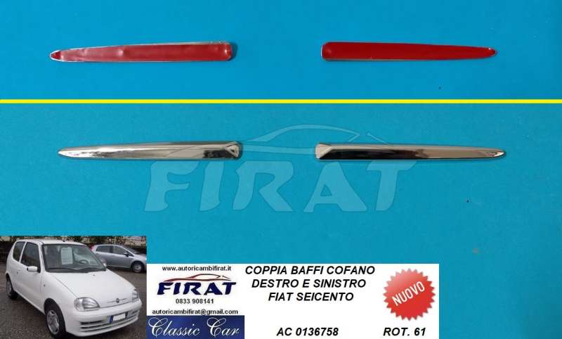 BAFFI COFANO FIAT SEICENTO (0136758)